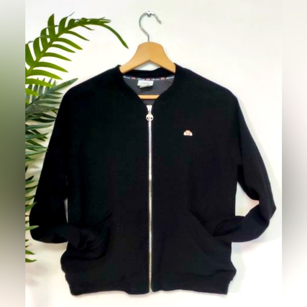 Ellese Woman’s Track Jacket Black (Size: XS)